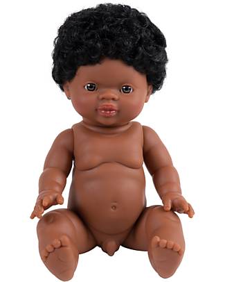 Minikane Jaro Doll 34cm - Male - Brown Eyes and Hair - Perfumed Dolls