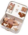 Minikane Mae Doll - My Suitcase Birth Kit - 10 Pieces Dolls