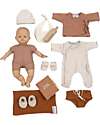 Minikane Mae Doll - My Suitcase Birth Kit - 10 Pieces Dolls
