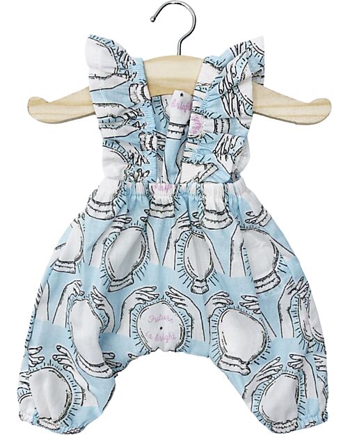 Minikane Maya Long Jumpsuit - Future is Bright - Oeko-Tex Cotton - for Minikane Doll 34 and 37 cm Dolls Accessories