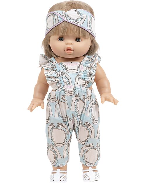 Minikane Maya Long Jumpsuit - Future is Bright - Oeko-Tex Cotton - for Minikane Doll 34 and 37 cm Dolls Accessories