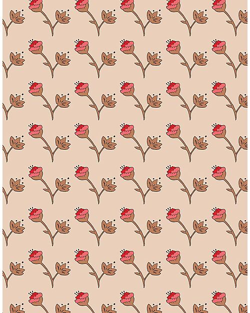 Minikane Minikane Doll Carrier 34cm - Flowers - Oeko-Tex Cotton Dolls Accessories