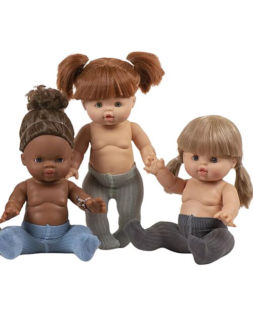 Minikane Set of 2 Tights for Dolls - Pink Lychee and Lagoon - Cotton Dolls Accessories