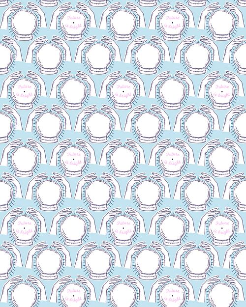 Minikane Set with Mazarine Future Top and Chloé Footless Ruffles Tights - Ice Blue - Cotton - for Dolls Dolls Accessories