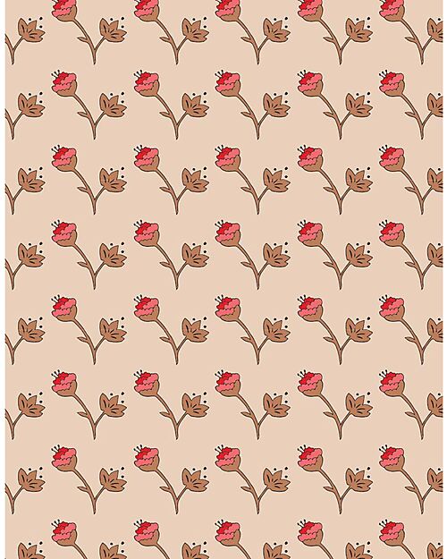 Minikane Sleeveless Dress Faustine - Oeko-Tex Cotton - Cotton Flowers - for Minikane Doll 34 and 37 cm Dolls Accessories