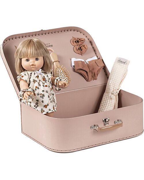 Minikane Yzé Doll - My Suitcase Le Quotidien - 7 Pieces Dolls