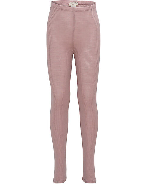 Minimalisma Arona Leggings - Dusty Rose - 100% Merino Wool Leggings