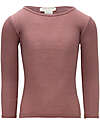 Minimalisma Atlantic Blouse - Winter Blush - 100% Merino Wool Long Sleeves Tops