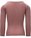 Minimalisma Atlantic Blouse - Winter Blush - 100% Merino Wool Long Sleeves Tops