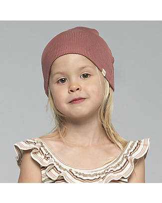 Minimalisma Bambi Bonnet - Antique Red - Seamless Cotton and Silk Winter Hats