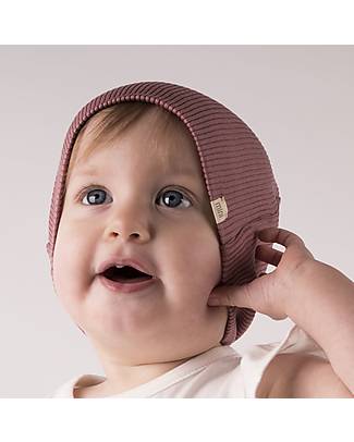 Minimalisma Bambi Bonnet - Antique Red - Seamless Cotton and Silk Winter Hats