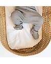 Minimalisma Bamse Leggings with feet - Grey Melange Leggings