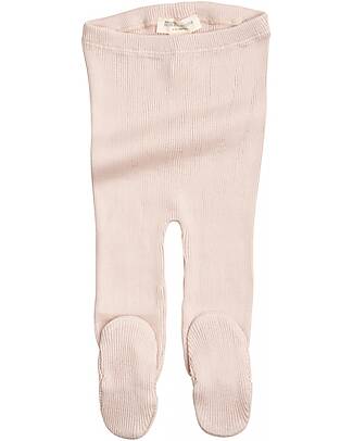 Minimalisma Bamse Leggings with feet - Grey Melange unisex (bambini)