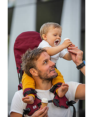Minimeis Minimeis GP4 Child Carrier - Burgundy - From 6 months to 5 years! Baby Carrier Backpacks