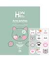 MiniMi Anti-Acne Patches - Medicated and Invisible - 24 pcs - 5+ Years Face Masks