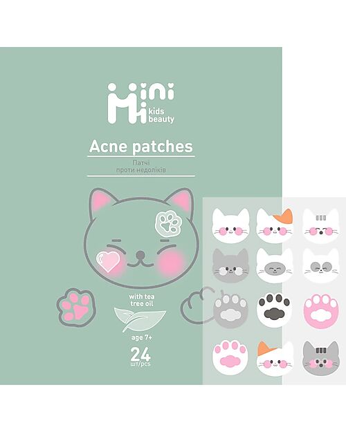 MiniMi Anti-Acne Patches - Medicated and Invisible - 24 pcs Face Masks