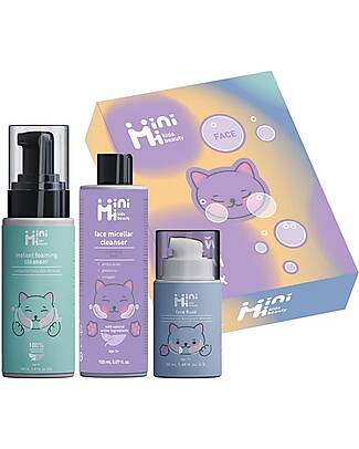 MiniMi Face Box - 3 Essential Products - Gift Set - 7+ Years Face Creams