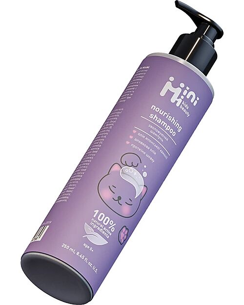 MiniMi Nourishing Hair Shampoo - with Prebiotics - 250 ml - 5+ Years Shampoos And Bath Wash