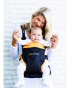 Minimonkey Baby Carrier Dynamic - Black/Orange - 4 in 1 Carrier (from birth, light and no backache!) Baby Carriers