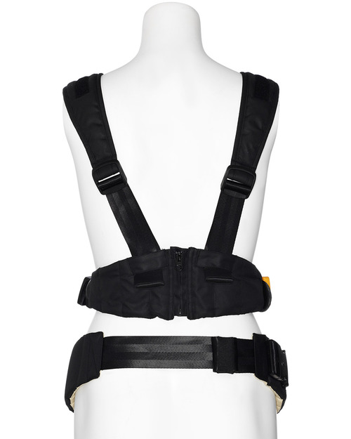 Minimonkey Baby Carrier Dynamic - Black/Orange - 4 in 1 Carrier (from birth, light and no backache!) Baby Carriers