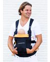 Minimonkey Baby Carrier Dynamic - Black/Orange - 4 in 1 Carrier (from birth, light and no backache!) Baby Carriers