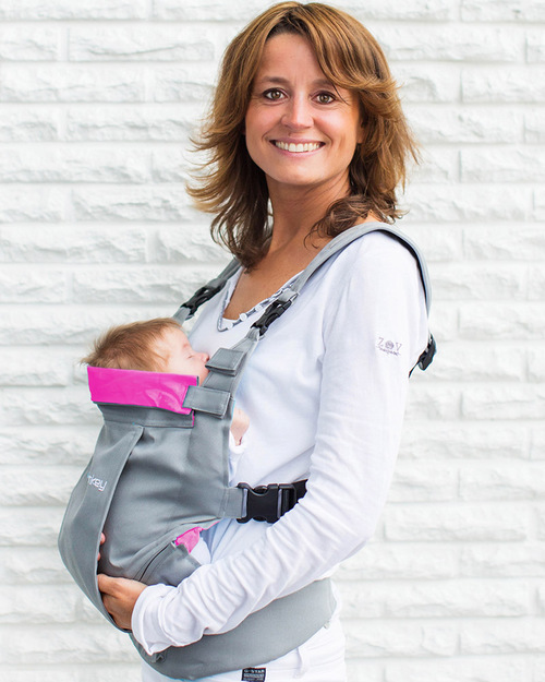 Baby carrier from top birth