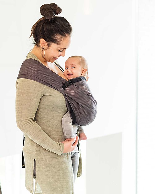 Minimonkey Baby Mini Sling, Grey - Lightweight Baby Slings