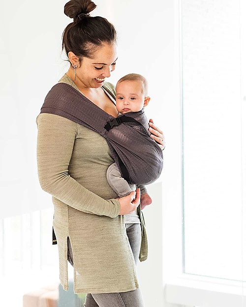 Minimonkey Baby Mini Sling, Grey - Lightweight Baby Slings