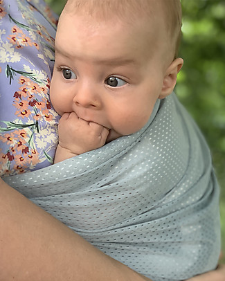 Minimonkey Baby Mini Sling - Light Green - Lightweight Baby Slings