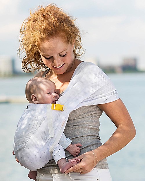Minimonkey Baby Mini Sling, White - Lightweight Baby Slings