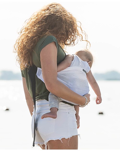 Minimonkey Baby Mini Sling, White - Lightweight Baby Slings