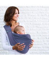 Minimonkey Baby Sling 4 in 1 - 100% Organic Cotton - Country Blue Baby Slings