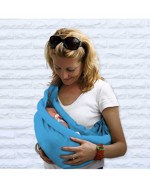Minimonkey Baby Sling 4 in 1 - Turquoise - 100% Cotton Baby Slings