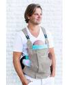 Minimonkey Dynamic Ergonomic Baby Carrier - Grey/Turquoise - 4 in 1 Carrier - Water Resistant Baby Carriers