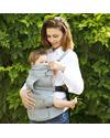 Minimonkey Dynamic Ergonomic Baby Carrier - Grey/Turquoise - 4 in 1 Carrier - Water Resistant Baby Carriers