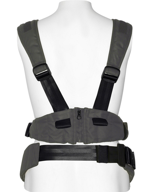 Minimonkey Ergonomic Baby Carrier - Grey - 4 in 1 Carrier (from birth, light and no backache!) Baby Carriers