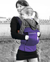 Minimonkey Ergonomic Baby Carrier - Purple - 4 in 1 Carrier (from birth, light and no backache!) Baby Carriers