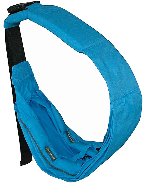 Minimonkey Ergonomic Babysling 7 in 1 - Unlimited - 100% Coton -  Turquoise/Grey Baby Slings