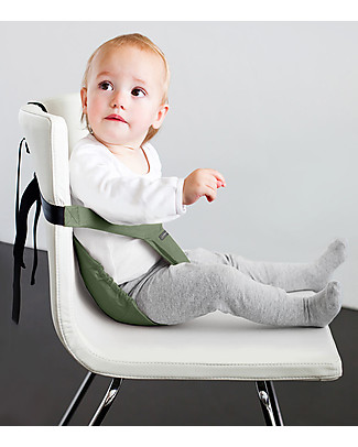Minimonkey Minichair - Sage Green - Lightweight, Compact & Portable Travel Feeding Chairs