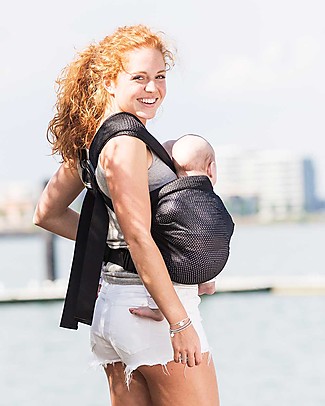 Minimonkey New Twin Baby Carrier, Grey - Ergonomic and easy to wear Baby Carriers
