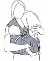 Minimonkey Twin Baby Carrier, Grey - Ergonomic and easy to wear Baby Carriers