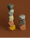 MinMin Copenhagen Balancing Stones - Montessori Game - Pastel 100% Wood Montessori Toys