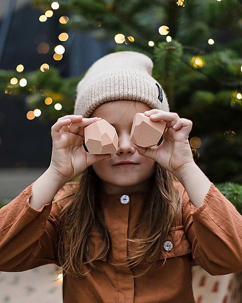 MinMin Copenhagen Balancing Stones - Montessori Game - Pastel 100% Wood Montessori Toys