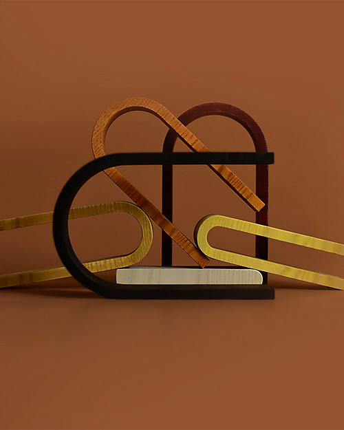 MinMin Copenhagen Big Rainbow Tunnel - Montessori Game - Earthy - 100% Wood Montessori Toys