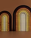 MinMin Copenhagen Big Rainbow Tunnel - Montessori Game - Earthy - 100% Wood Montessori Toys