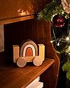 MinMin Copenhagen Rainbow Car - Montessori Game - 100% Wood Wooden Toy Cars, Trains & Trucks