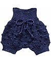 Misha and Puff Popcorn Bloomers, Ink - 100% merino wool Shorts