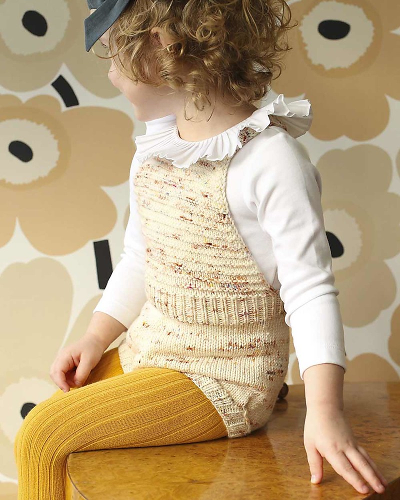 Misha and Puff Sugar Maple Sunsuit, Confetti Cake - 100% merino