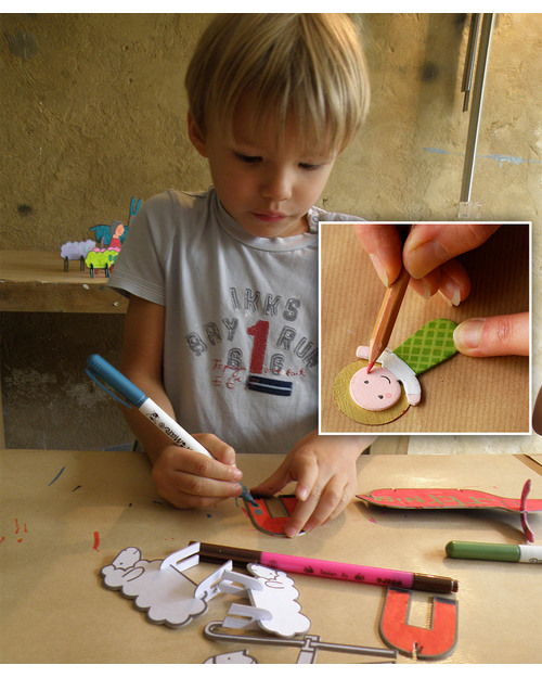 Mitik Christmas Nativity Creche - Recycled Cardboard Art & Craft Kits