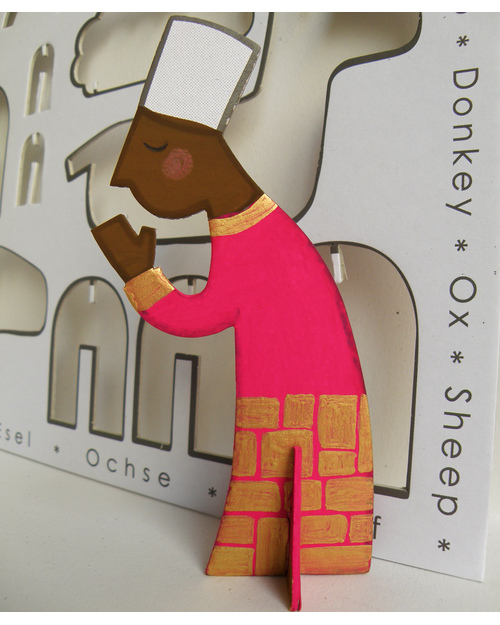 Mitik Christmas Nativity Creche - Recycled Cardboard Art & Craft Kits